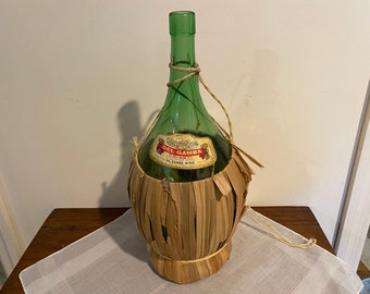 Vintage Tropicana Glass Orange Juice Bottle 32 Oz. 8.25” Tall W