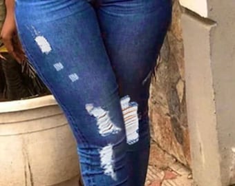 Vaqueros desgastados