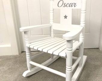 personalised childs rocking chair