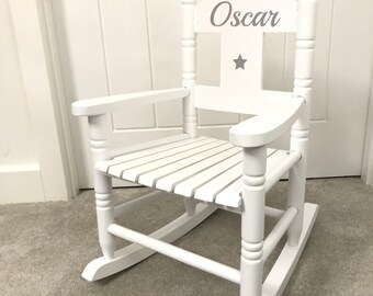personalised baby rocking chair