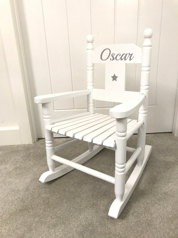 personalised kids rocking chair