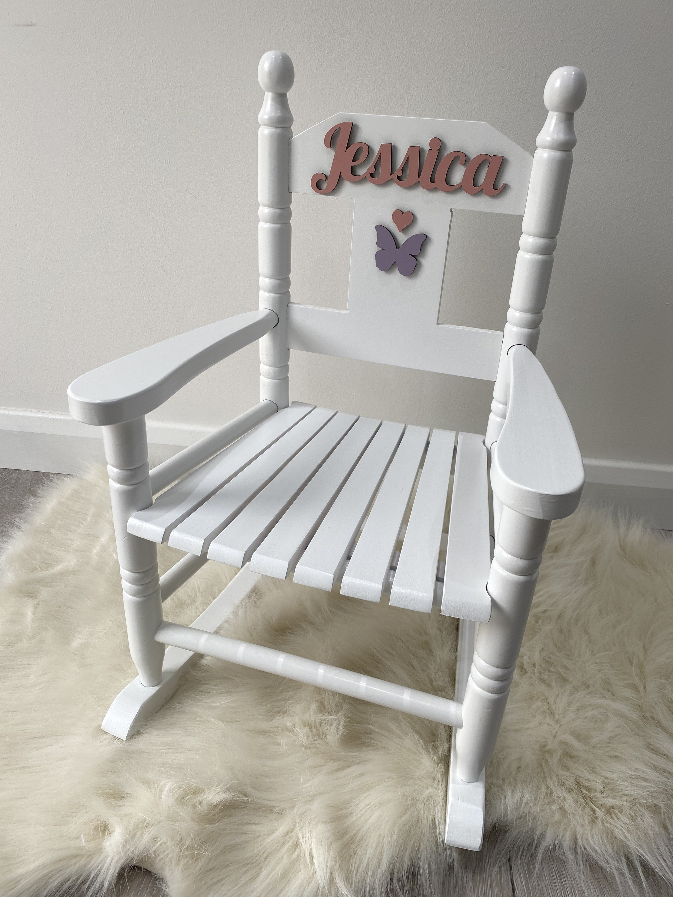 Personalised Kids Rocking Chair. 2nd Birthday. Toddler Etsy