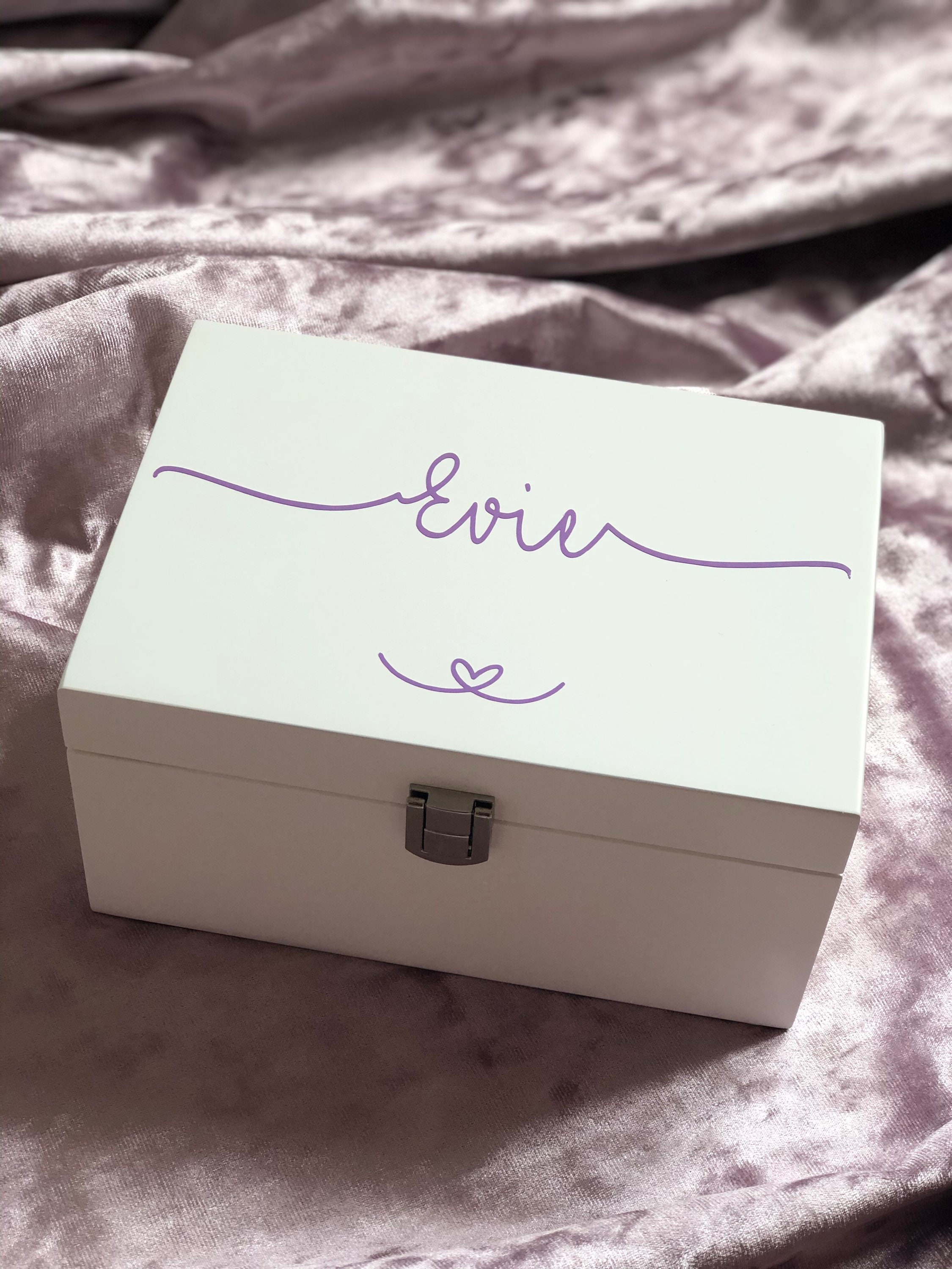 Jewellery Box Hair Bow Box Vanity Box christening gift new Etsy