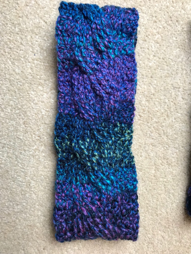 Crochet Cable Headband image 3