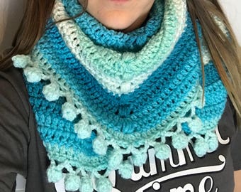 Pom Pom Scarf/Shawl