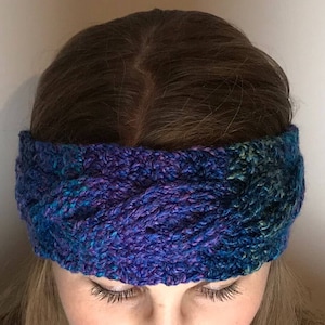 Crochet Cable Headband image 1