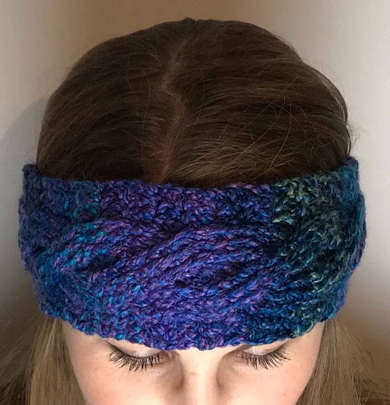 Crochet Cable Headband image 1