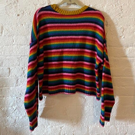 Ragged Priest 90s Rainbow Sweater 