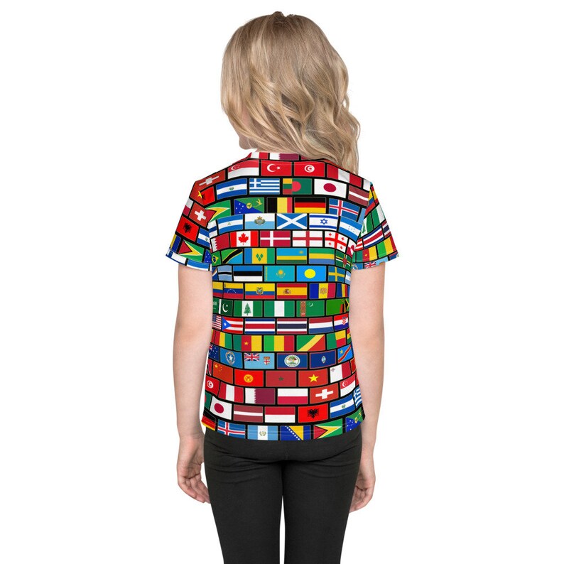 Flags of the Countries of the World, International Kids Gift T-shirt - Etsy
