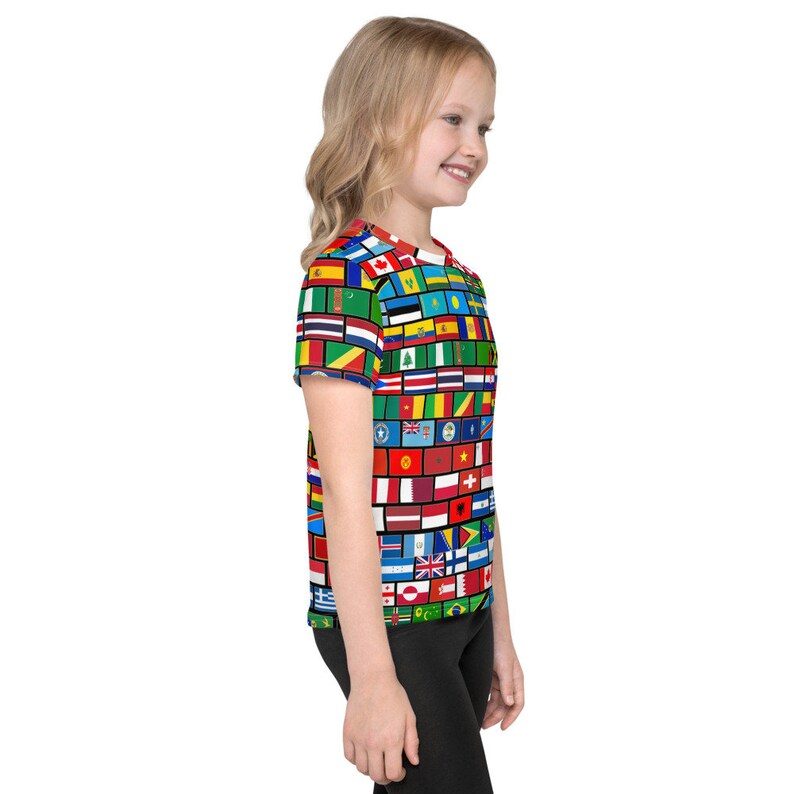 Flags of the Countries of the World, International Kids Gift T-shirt - Etsy