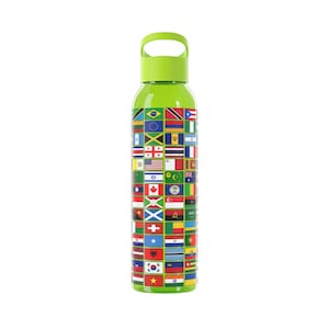 Flags of the Countries of the World, International Gift Sky Water Bottle