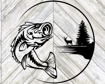Bass Svg Etsy