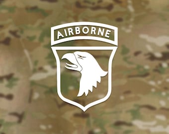 82nd Airborne Hard Hat Decal Sticker Vinyl Car Label Army Military 101st USA 