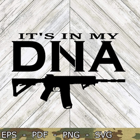 It's in My DNA SVG File Cricut Silhouette Glowforge | Etsy