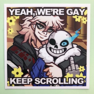 Komaeda & Sans Autocollant