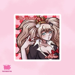 The World is Mine - Danganronpa Junko Sticker