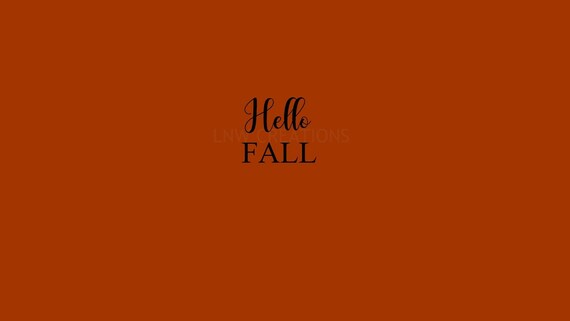 Hello Fall SVG | Etsy