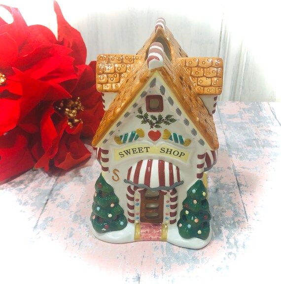 Spode Sweet Shop Christmas Tree Votive Tea Light Candle Holder Etsy