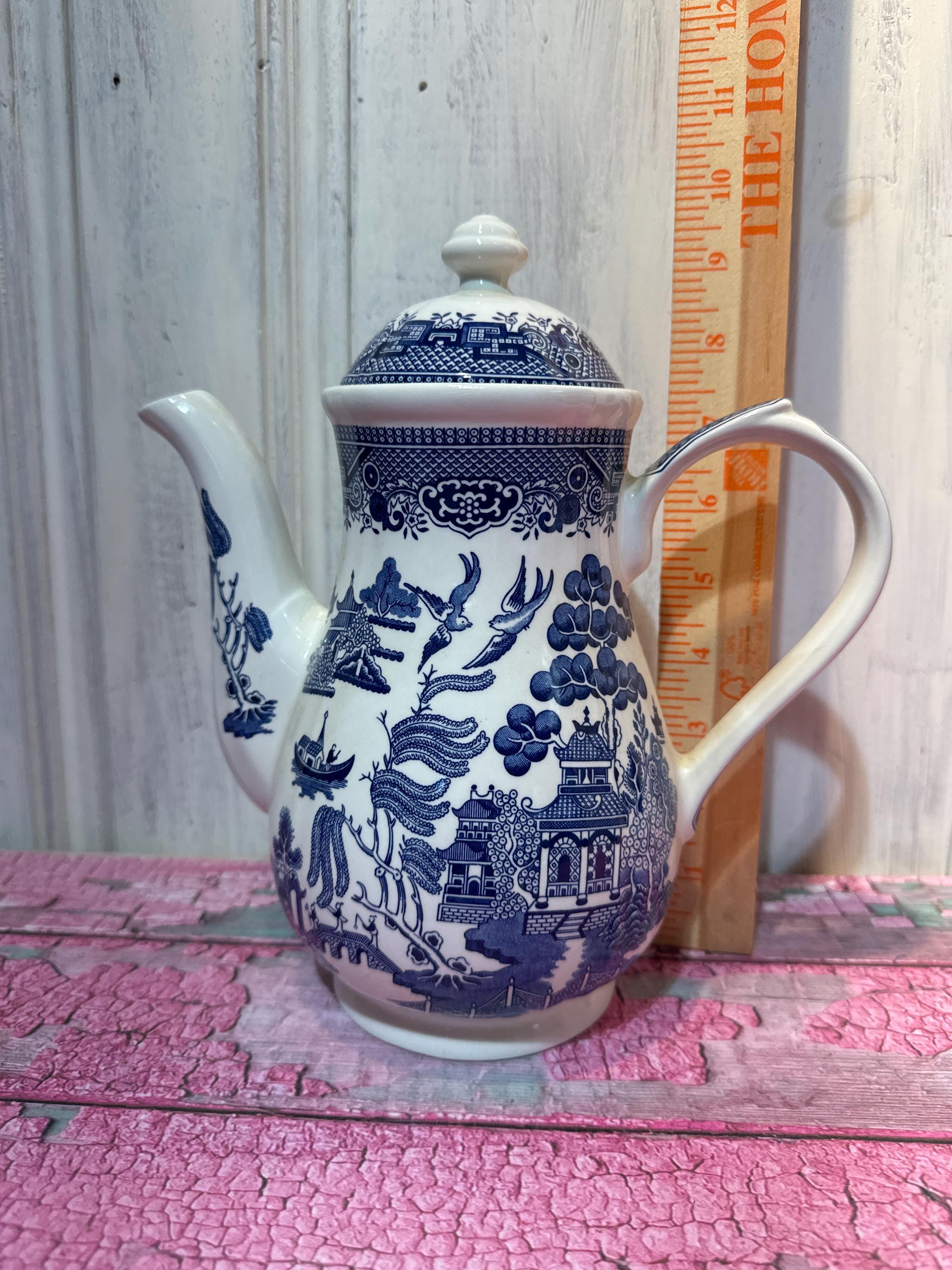 Churchill Blue Willow OPEN STOCK England Dinner Salad Bread Plate Butter Gravy Cup Saucer Teapot Coffee Pot Clock Breakfast Cup Bowl Etsy Canada
