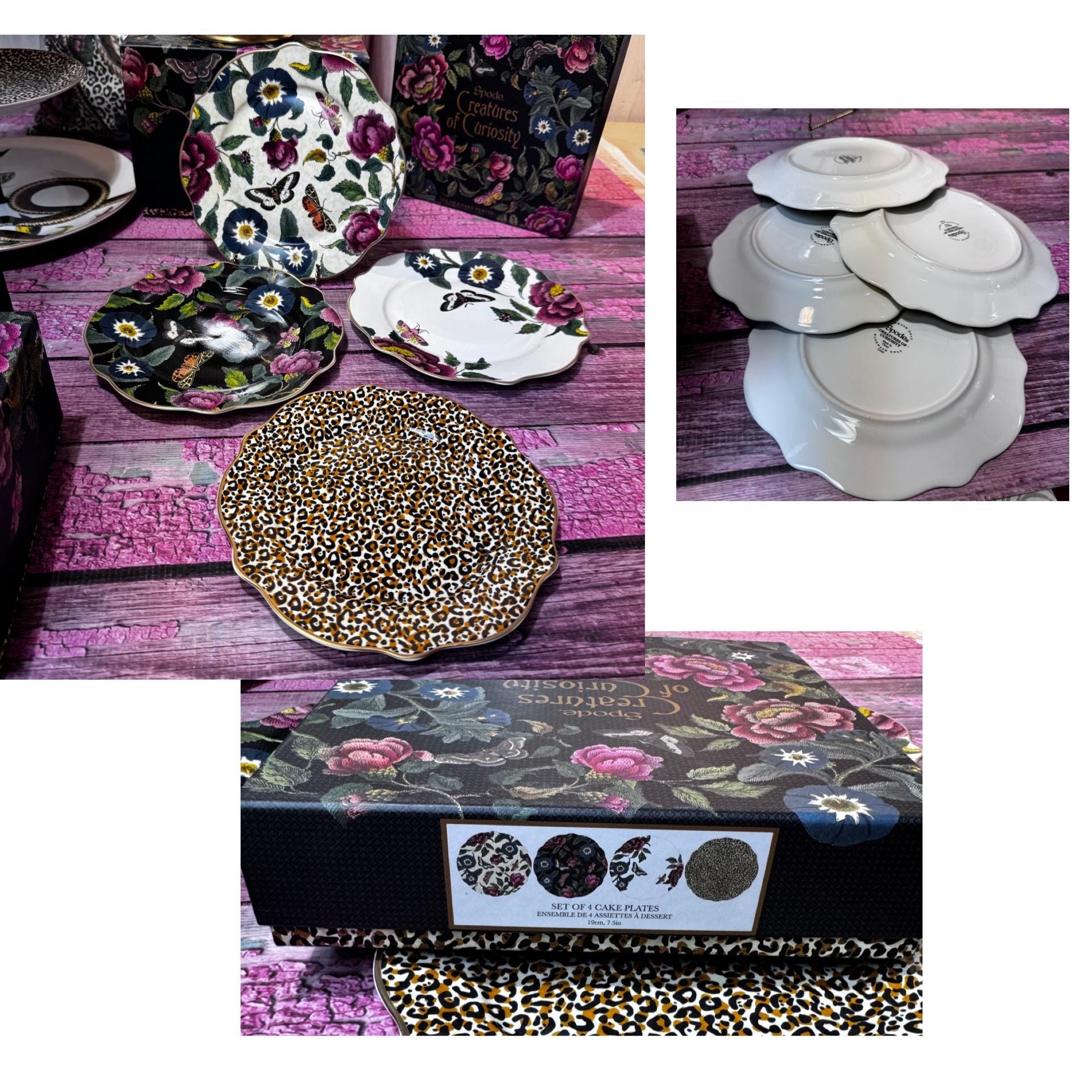 OPEN STOCK Spode Creatures of Curiosity Afternoon Tea Pieces