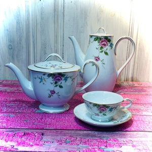 Firenze Noritake #6674 OPEN STOCK Perfect! Coffee Pot Teapot Cup Saucer