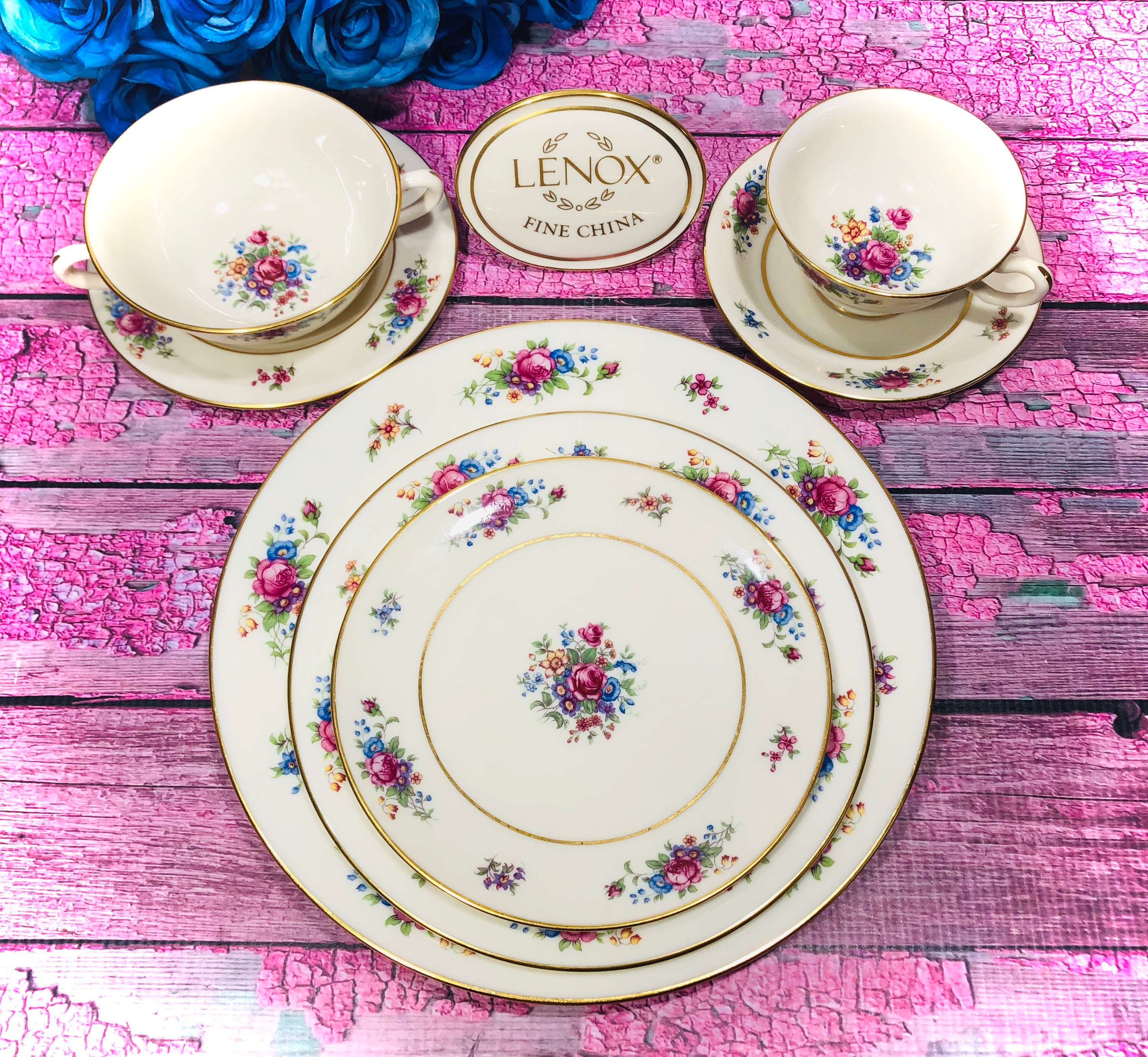 Lenox rose china cheap
