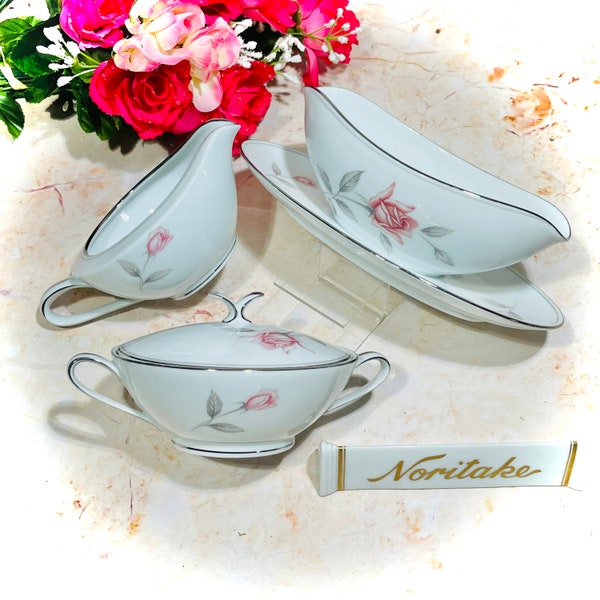 Noritake Rosemarie Etsy