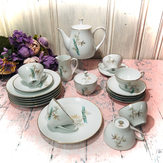 Noritake Oriental OPEN STOCK Teapot Salad Plates Sugar Lovely