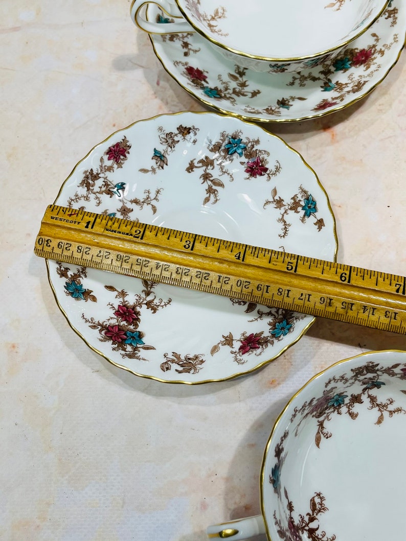 Open Stock MINTON Ancestral Soup Cup Saucers Teapot Rare Etsy