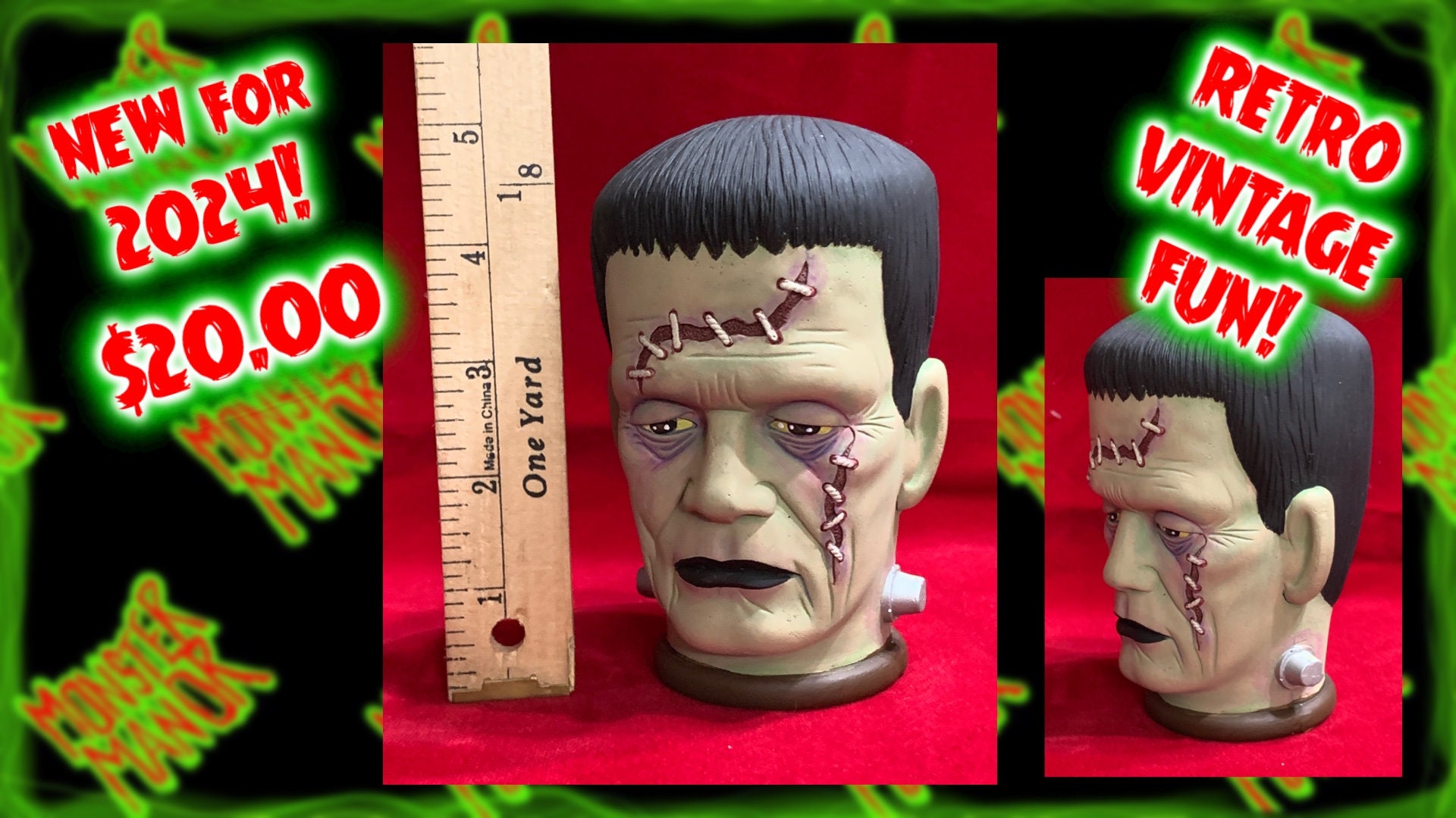 Gabriel Monster Maker Toy Rotocast Plaster Frankenstein Pro