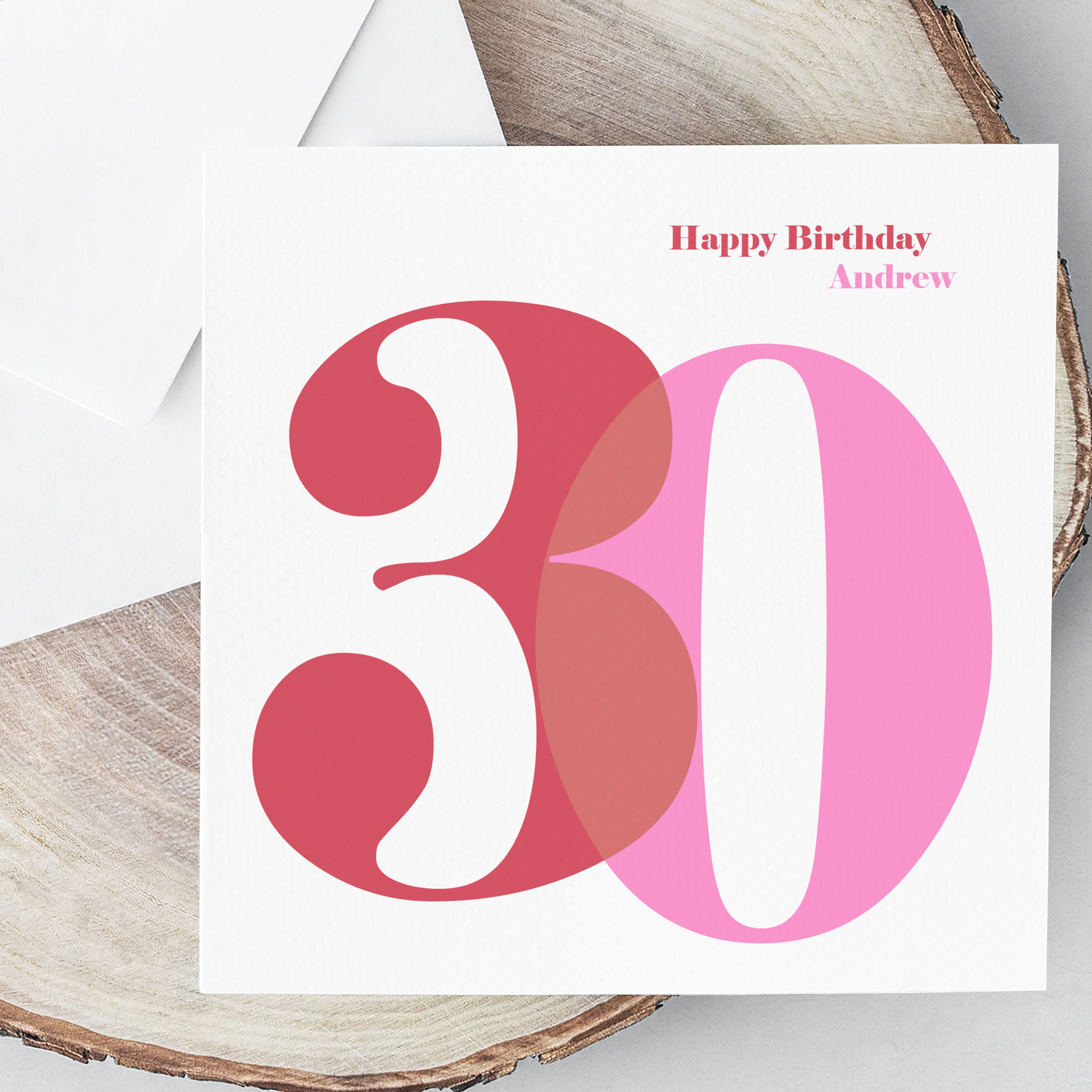 30th Birthday Card for Him Personalised 30th Happy Birthday | Etsy UK