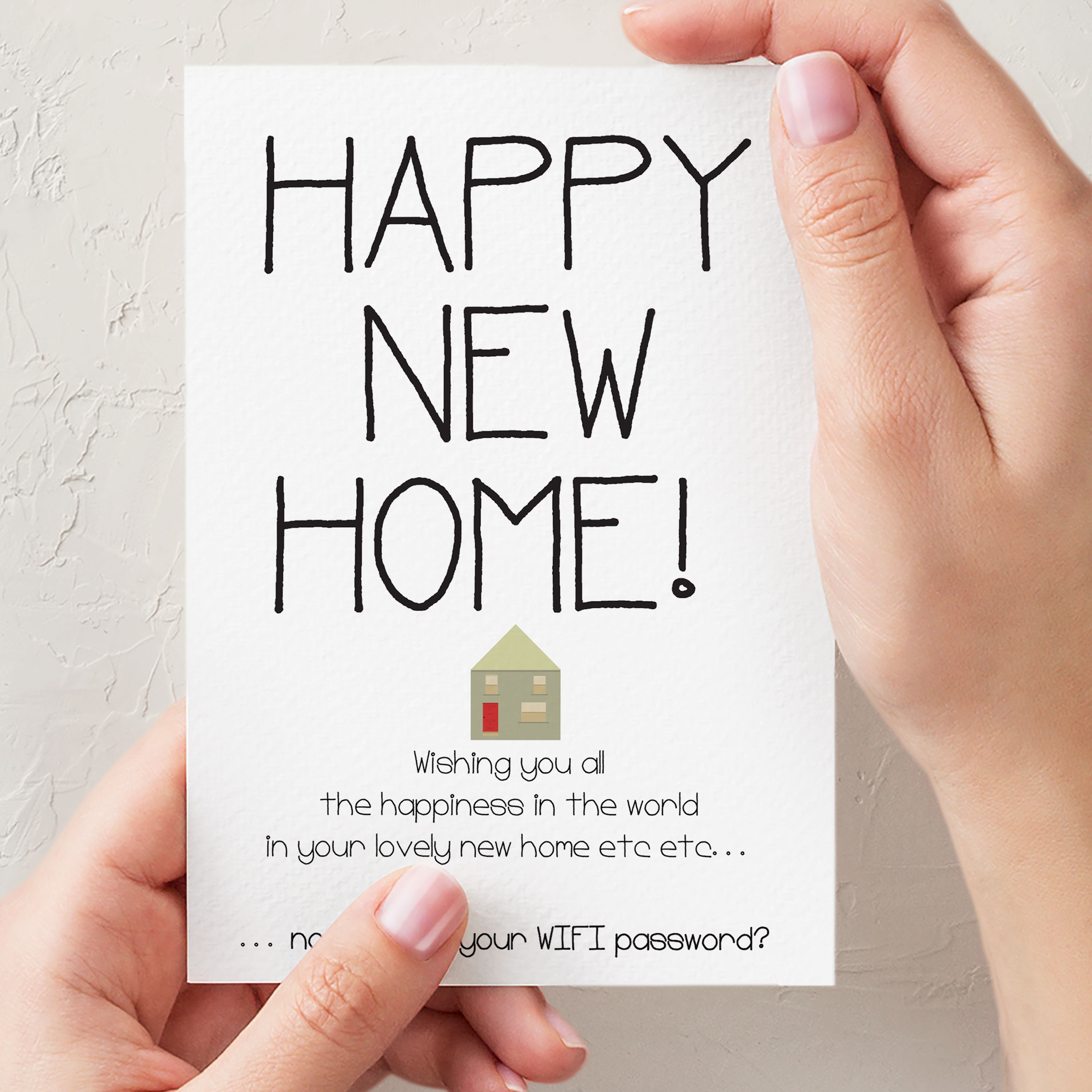 Happy New Home Card Funny New House Card House Warming - Etsy