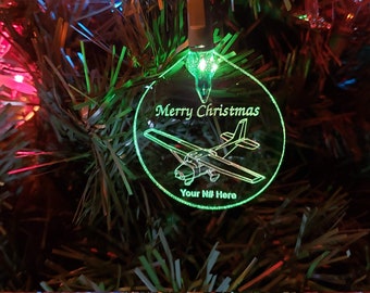 Acrylic Christmas tree ornament