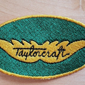 Customizable Taylorcraft Embroidered Patch