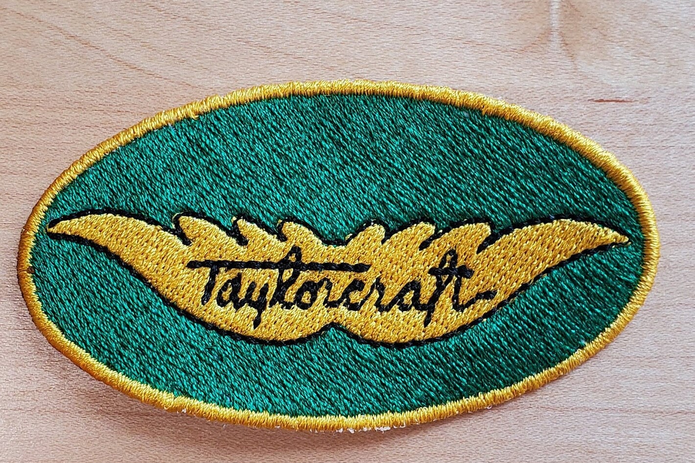 Customizable Taylorcraft Embroidered Patch, image size:1420x946