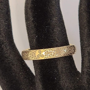 Celtic Design Stainless Steel Ring
