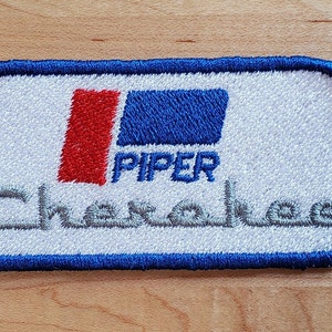 Piper Cherokee Embroidered Patch | Sew on Patch | Iron on Patch | Customized Patch | Pilot Gift |