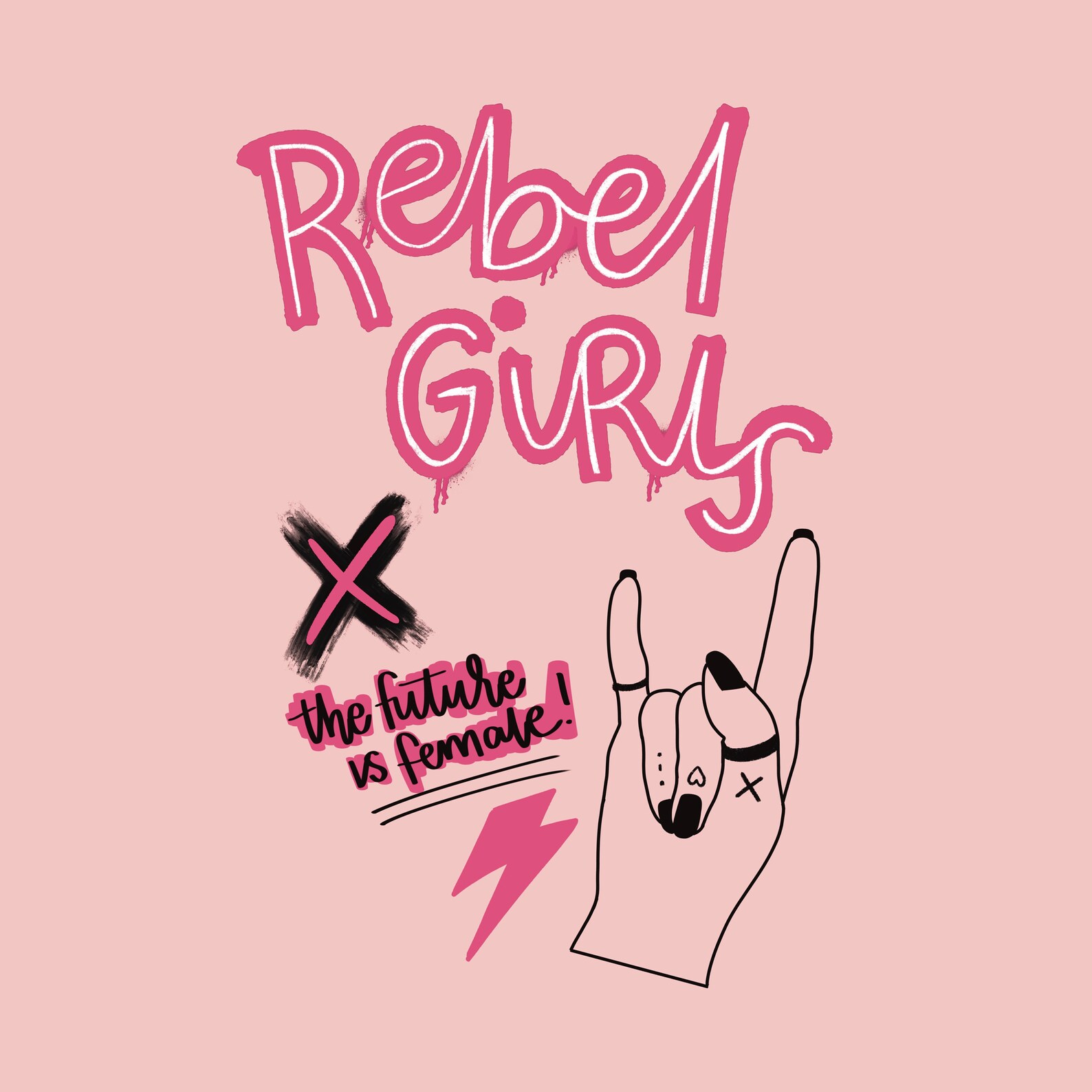 Rebel Girls Bikini Kill Girl Power Independent Women Etsy UK