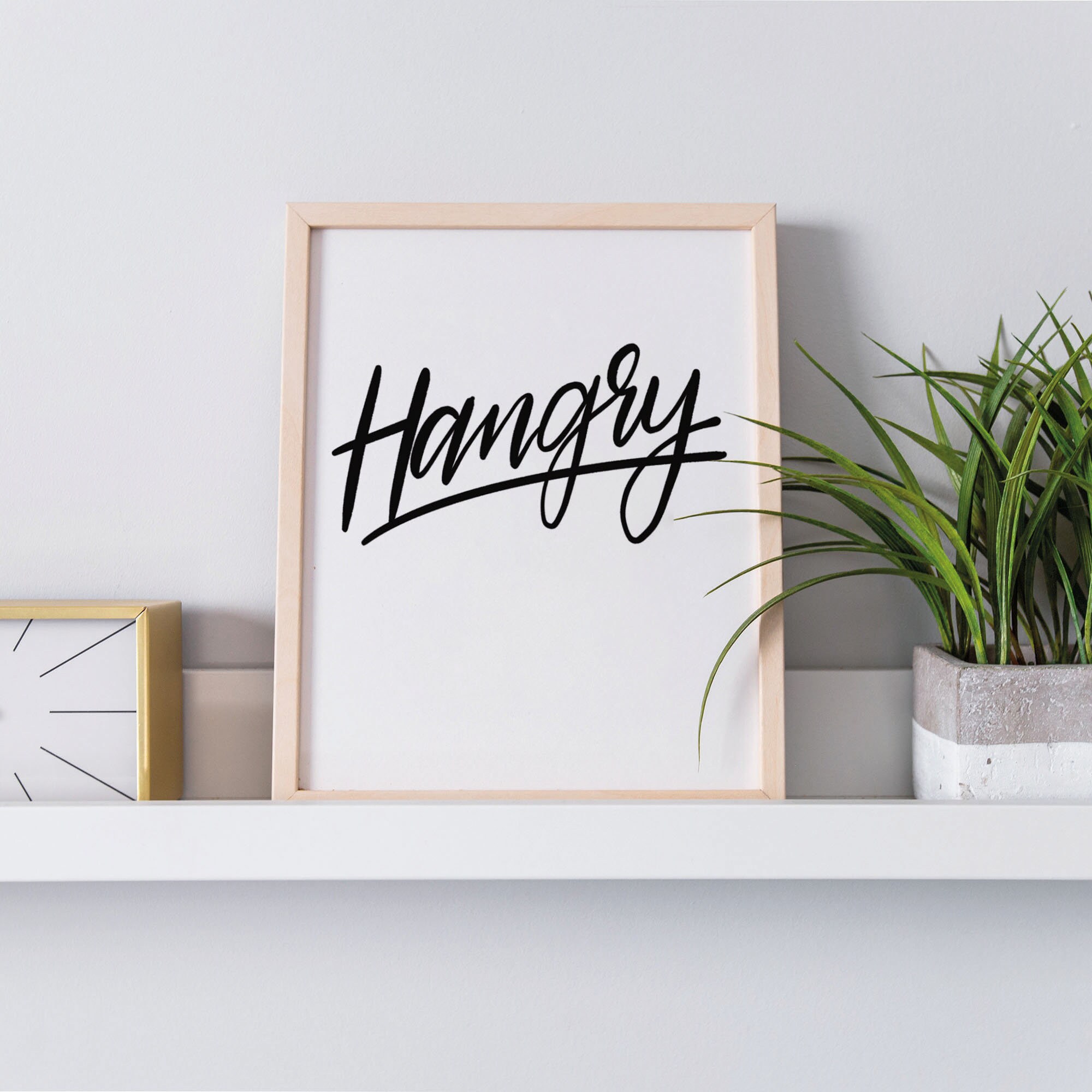 Hangry Kitchen Print Kitchen Decor Etsy Australia