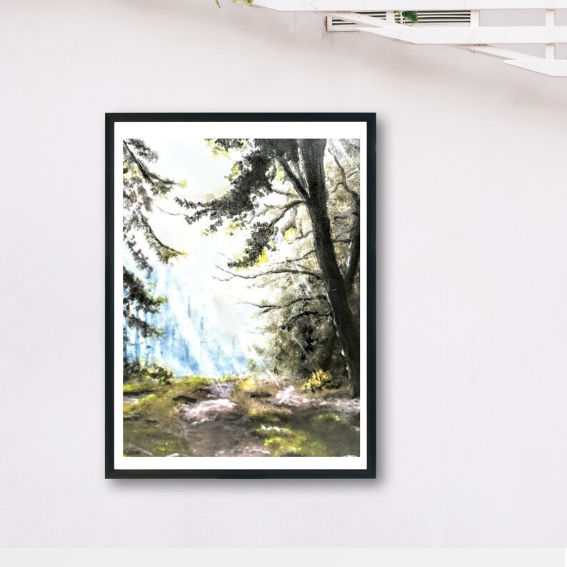 Art Print Download/ Landscape Printable Wall Art / Forest | Etsy