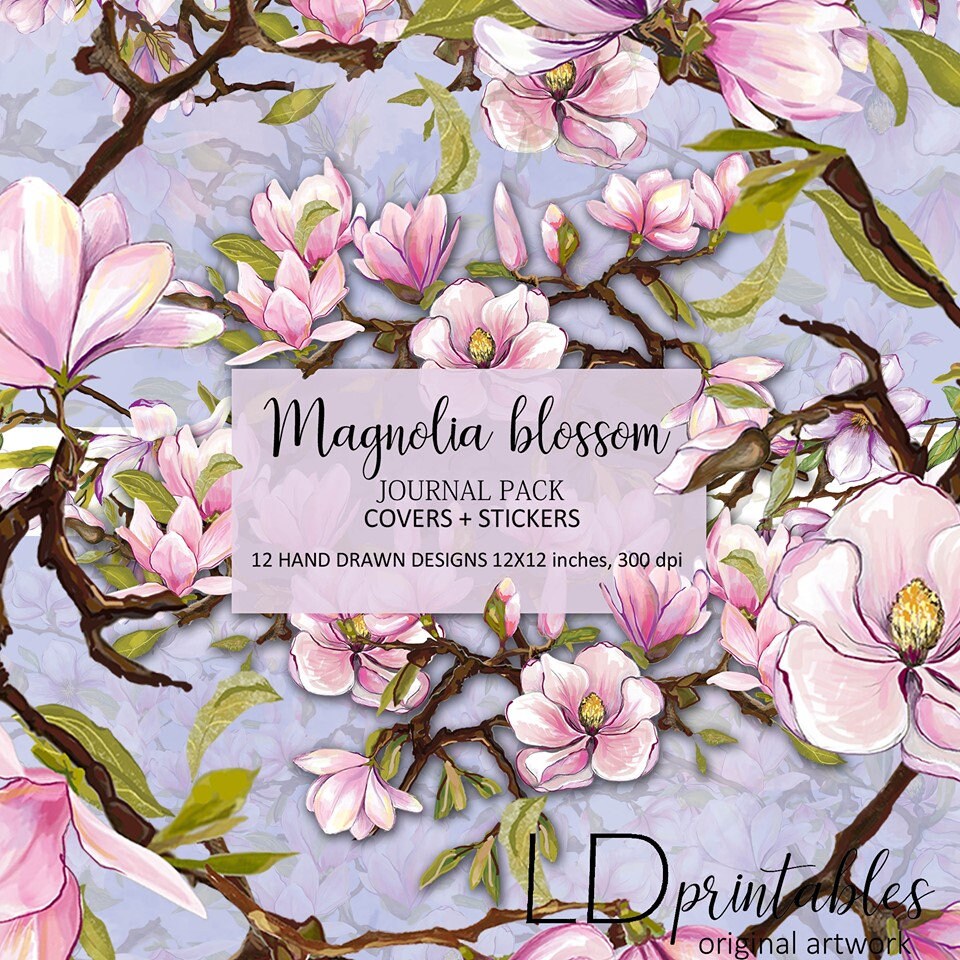 Magnolia Journal Pack Magnolia Covers Bookmarks and Stickers - Etsy