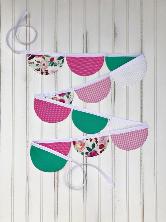 baby girl bunting for nursery