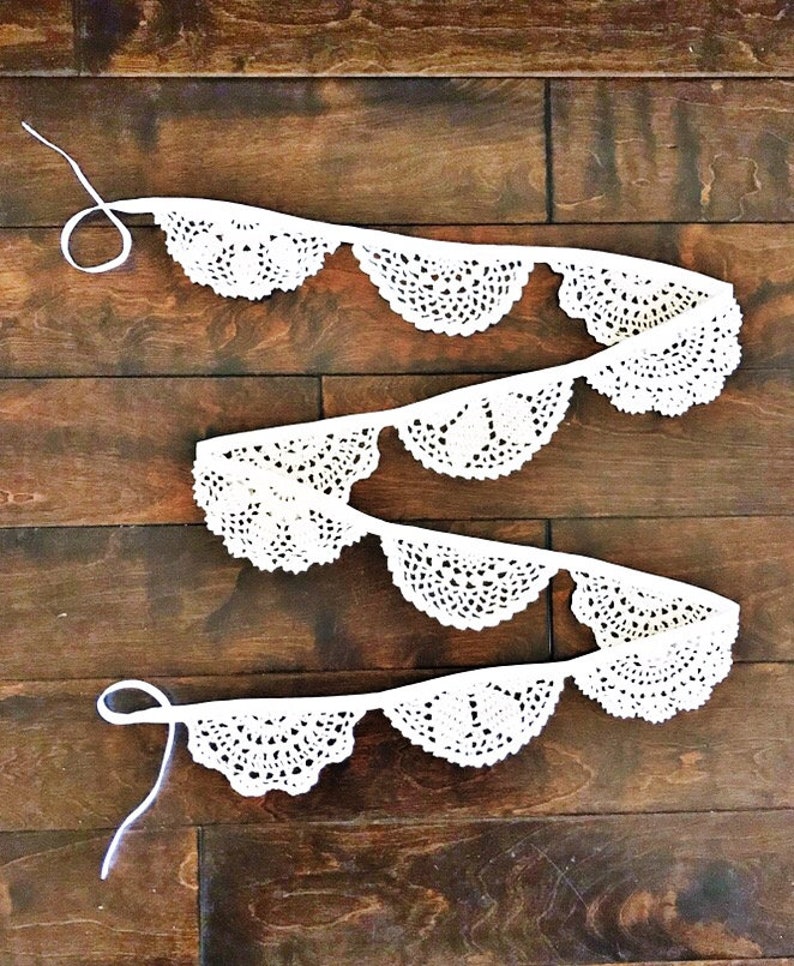 White Lace Bunting Baby Banner Hospital Bunting Nursery Etsy