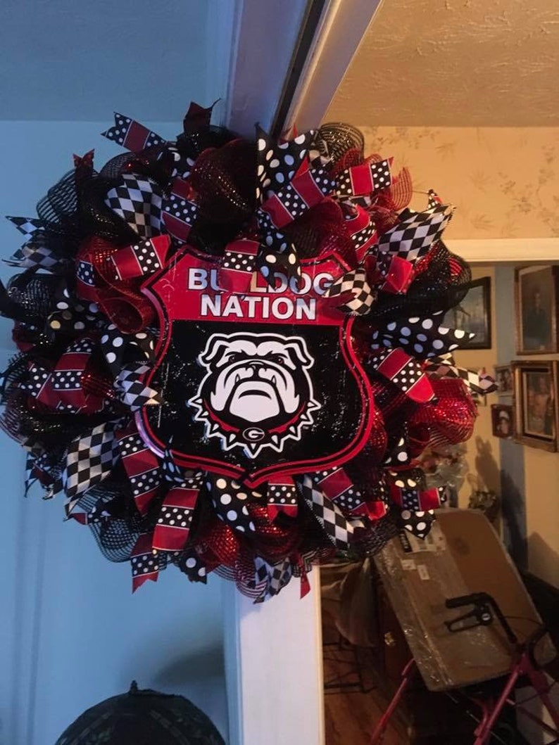 Georgia Bull Dog Wreath