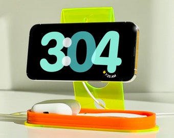 NS-2 Delux — iPhone Apple Watch Bedside Charging Stand With