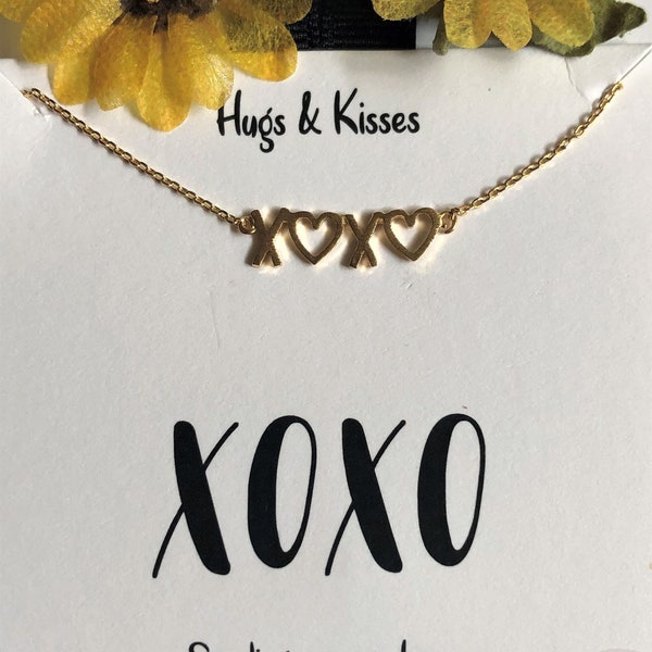 Xoxo Necklace Etsy
