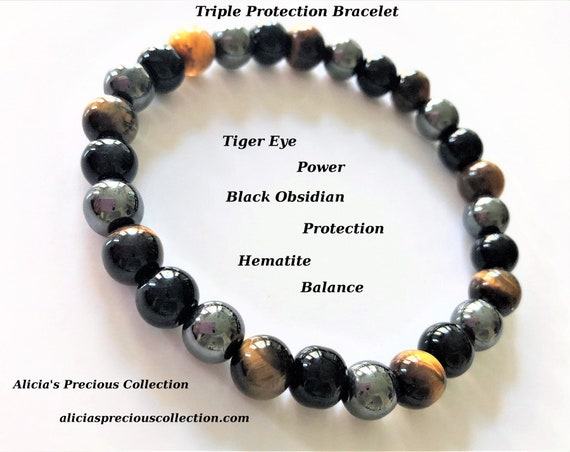 Protection outlet stones bracelet