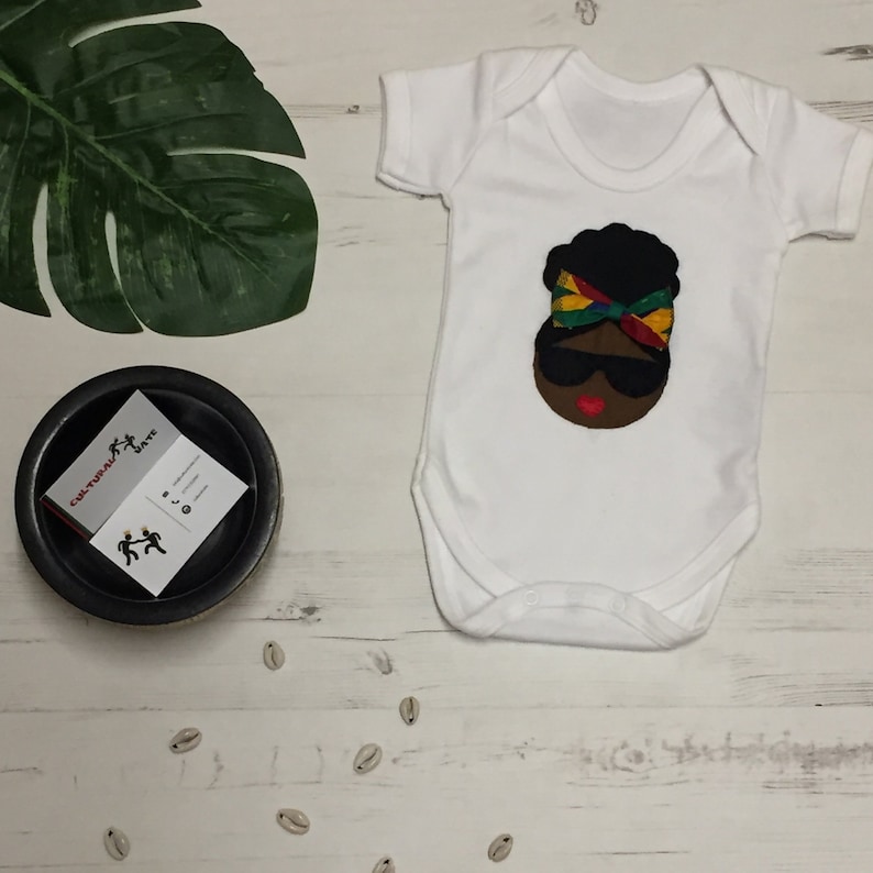Baby Girl Onesie African Onesie Black Girl Baby Grow