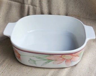 1970's Vintage Corning Ware Square Casserole Dish A-10-B 2.5 Liter 4.20