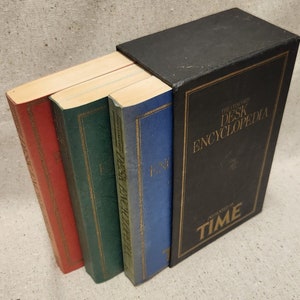 1982 The Concord Desk Encyclopedia (3 Volume Boxed Set)